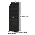 thumbnail image 6 of Large Deep Pocket Over the Door Shoe Organizer, Black, 6 of 10