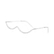 thumbnail image 5 of Gafas de medio marco Marcos de anteojos sin lentes Medio marco de metal Gafas falsas decorativas para accesorios fotográficos Etapa Rendimiento Viajes marcos de plata diamante Fernando Gafas de sol de medio marco, 5 of 8