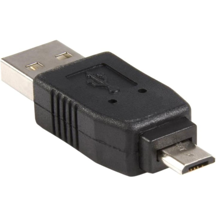 USB A to Micro USB B Cable Adapter, Male to Male