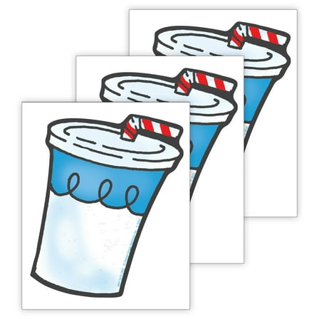 Eureka Fast Food Paper Cut-Outs, 36 Per Pack, 3 Packs