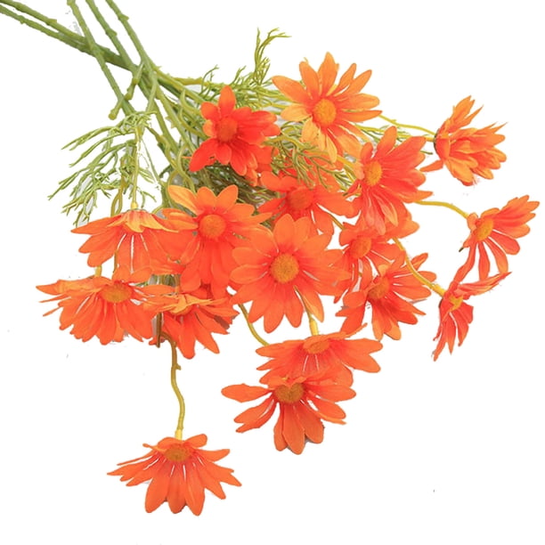 5 Piezas De Simulación De Margaritas Pequeñas, 5 Ramas De Cosmos, Accesorios De Decoración, Flores De Simulación