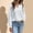 White, variant on Plain Shirts for Women V Neck Ice Silk Wrinkled Lace Patchwork Long Sleeve Top, Solid Elegant Silky Blouse, Soft Smooth Shirt with Lace Accent Detail Tops Women