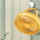 thumbnail image 3 of Fan que acampa con la luz, fan recargable de la fan del escritorio del USB, pequeña fan portátil al aire libre de la tienda de campaña colgante, 3 of 5