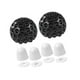 thumbnail image 5 of Tapas para tornillos de inodoro decorativas, prácticas y sencillas. Conjunto blanco y negro, 5 of 9