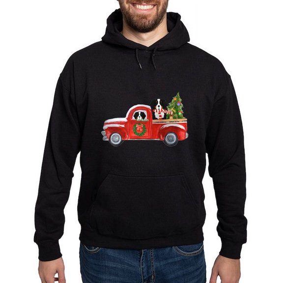 CafePress - Christmas Berner Red Truck Sweatshirt - Pullover Hoodie, Classic, Comfortable Hooded Sweatshirt