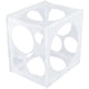 thumbnail image 1 of Caja medidora de globos de plástico con 11 agujeros, herramienta cúbica para decoración de globos en fiestas, cumpleaños y bodas, para crear arcos y columnas de globos de 12x12 pulgadas., 1 of 7
