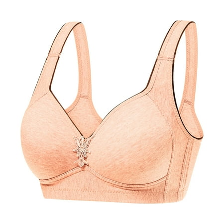 Elainilye Fashion Full Coverage Bras For Women Casual Vest Comfortable Breathable Bra