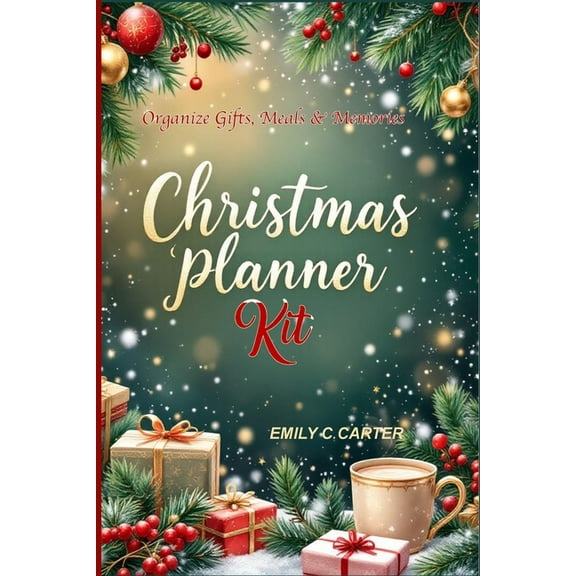 Christmas Planner Kit: The Complete Holiday Organizer with Meal Portion Guide, Christmas Planner Accessories & Festi, (Paperback)