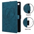 thumbnail image 7 of Tarise iPad Case 10.9" 2022, iPad 10th Generation Cover with Pencil Holder, Embossed Pattern PU Leather Defender Card/Stylus Holder Folding Stand Anti-Scratch Cover for iPad 10th Gen 5G, Blue, 7 of 7