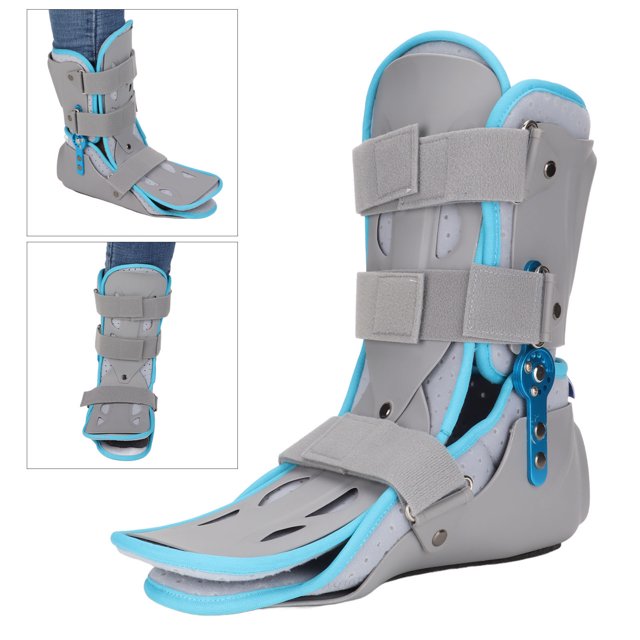 Ankle Fracture Fixing Brace, Ankle Sprain Fixing Splint Breathable Adjustable Angle Front Baffle Comfortable Wear for Ankle Valgus Left,Right