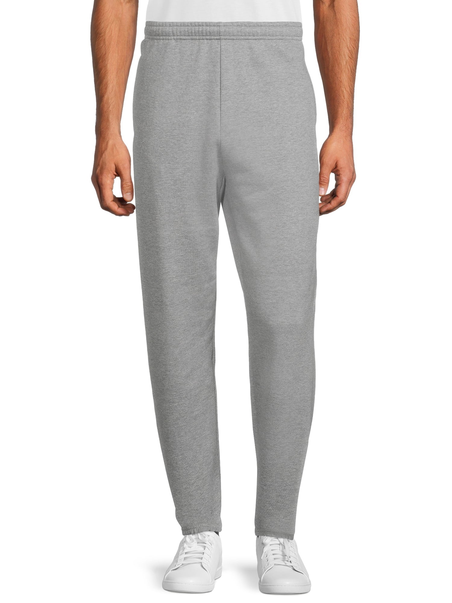 Buy Athletic Works Men's Fleece Elastic Bottom Sweatpants, Sizes S-4XL ...