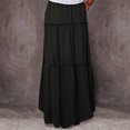 thumbnail image 6 of Summer Skirts for Women Fall Fashion Women Casual Comfort Elastic Waist Tie Pocket Ankle Skirt Summer Vacation Beach Fashion Casual Daily Wear, 6 of 7