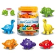 thumbnail image 1 of QTOCIO Seau de Rangement pour Jouets Assorti à l'Alphabet Dinosaure Taille Ensemble de Classification Sensorielle Préscolaire, 1 of 9