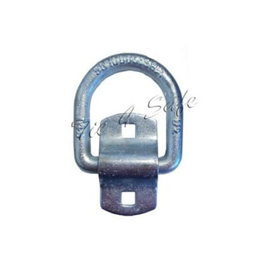 Tie 4 Safe RH08-12M-2 0.5 in. Bolt On Lashing D-Ring with Cap - 2 Piece