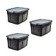thumbnail image 2 of Bolsas de almacenamiento Rubbermaid Roughneck 117 L, paquete de 3 unidades, negro y gris, 2 of 3