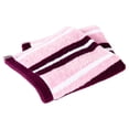 thumbnail image 3 of Mainstays 6-Piece Cotton Striped Towel Set, Pink and Red, 3 of 6