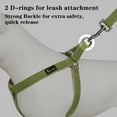 thumbnail image 5 of Plutus Pet Cotton Hemp Step In Dog Harness, Sustainable, Lightweight and Escape-Proof, Easy Walk Dog Harness for Puppy Small Medium and Large Dogs, Green, L, 5 of 7