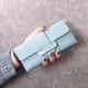 thumbnail image 1 of Cartera larga para mujer, cartera triple, cartera multifuncional de piel sintética, cartera sencilla y moderna, 1 of 5