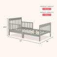 thumbnail image 2 of Dream on Me Finn Toddler Bed, Cool Grey, 2 of 6