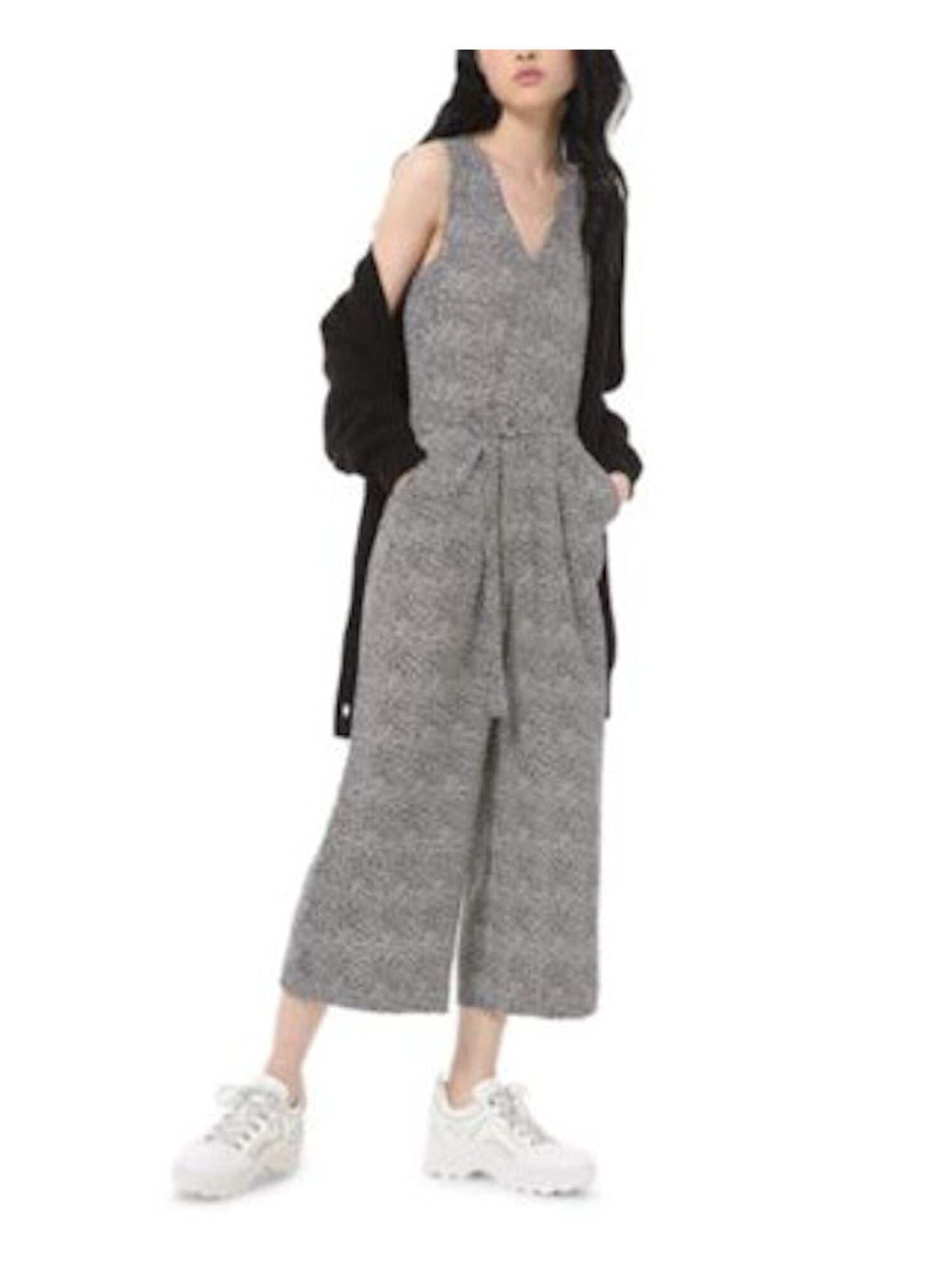 MICHAEL Michael Kors Synthetic Jumpsuit in Black Womens Clothing Jumpsuits and rompers Full-length jumpsuits and rompers 