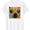 thumbnail image 1 of Camiseta divertida con cara de Chihuahua para perro, 1 of 2