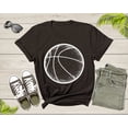 thumbnail image 5 of Cool Basketball Shirt For Men Women Youth Boys Girls Basketball Lover Gift Idea Tshirt Basketball Birthday Present Gift Dad Mom T-shirt, 5 of 8