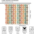 thumbnail image 2 of Abstract Modern Curtains,Mid Century Abstract Geometric Pattern Rod Window Drapes for Living Room Bedroom Kitchen Bathroom Home Set 2 Panels,72x63 Inches, Style-9, 2 of 8