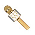 thumbnail image 3 of Micrófono de mano inalámbrico compatible con Bluetooth WS858 Micrófono Bluetooth portátil Inglés Dorado Nikou, 3 of 13