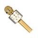 thumbnail image 3 of Micrófono de mano inalámbrico compatible con Bluetooth WS858 Micrófono Bluetooth portátil Inglés Dorado Nikou, 3 of 13