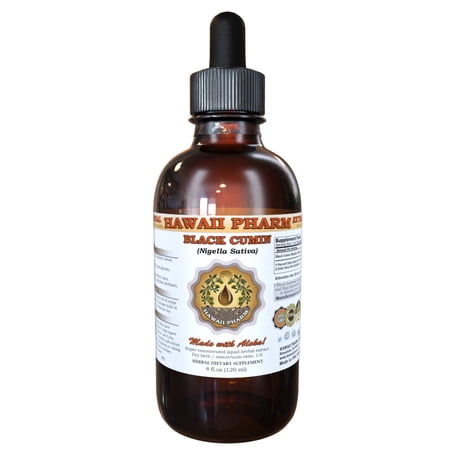 Black Cumin (Nigella Sativa) Tincture, Dried Seed Powder Liquid Extract, Hei Zhong Cao Zi, Herbal Supplement 4 oz