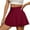 Wine#10, variant on Xyxonk Wine Skirt for Women Pleated Tennis Skorts Summer High Waist Skirts Dressy Casual Running Workout Skirt with Pockets Athletic Skorts Wine XL