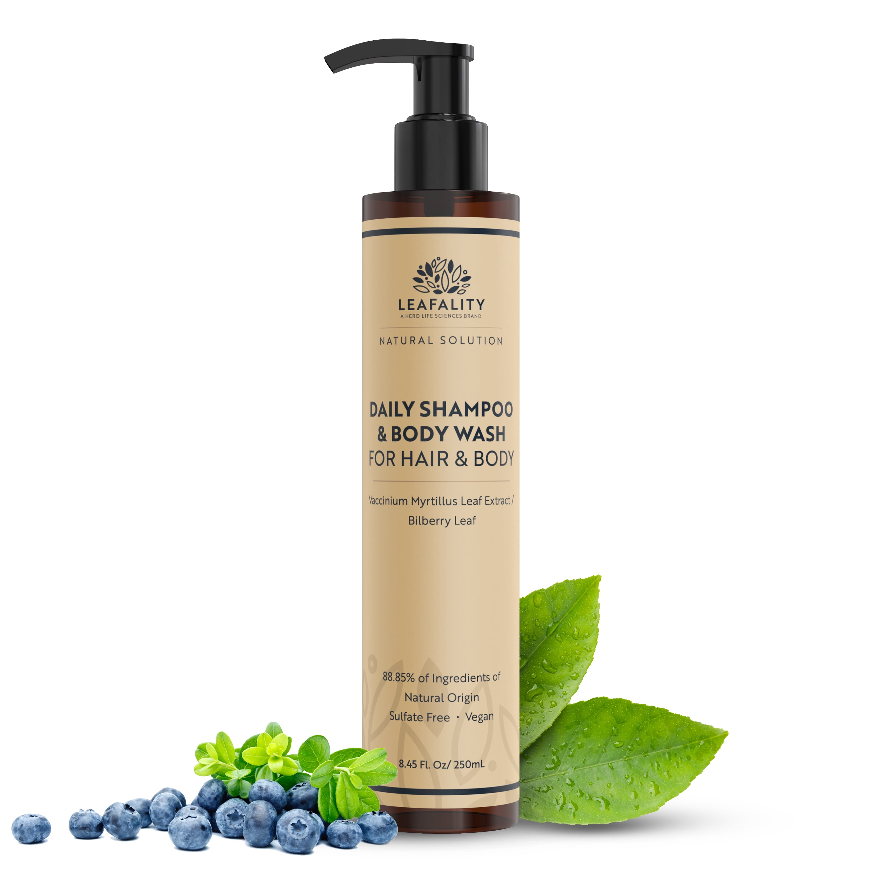 Leafality Daily Shampoo & Body Wash For Hair & Body