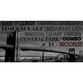 thumbnail image 3 of Phillip, Jamie 18x11 Black Modern Framed Museum Art Print Titled - New York Type, 3 of 5