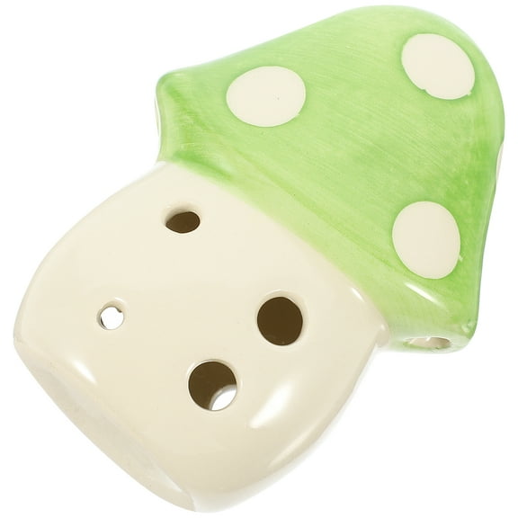 SOPOTUTU Ceramic Ocarina for Beginners, Mushroom Design, Easy to Play Wind Instrument, Perfect for Practice and Music Learning