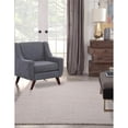 thumbnail image 2 of Granada Lola Olefin Shag Ivory/ Charcoal Stripe Area Rug, 2 of 4