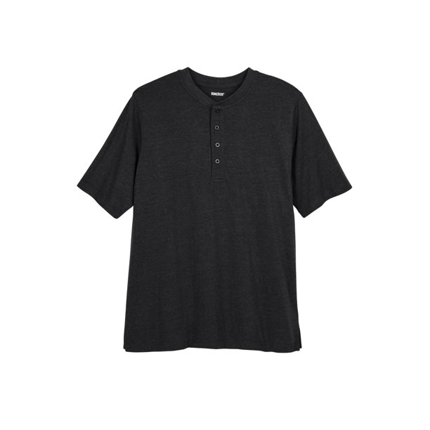 Kingsize KingSize Men's Big & Tall ShrinkLess™ Lightweight Henley T
