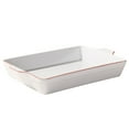 thumbnail image 4 of Made In Cookware - Rectangular Baking Dish - Red Rim - Hand Crafted Porcelain - Professional Bakeware - Made in France, 4 of 7