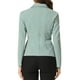 thumbnail image 3 of BLAZER DE TRABAJO PARA MUJER CHIC INSPIRE CON SOLAPA Y MANGAS LARGAS, TRAJE BLAZER EN VERDE GUISANTE TALLA 3XL, 3 of 6