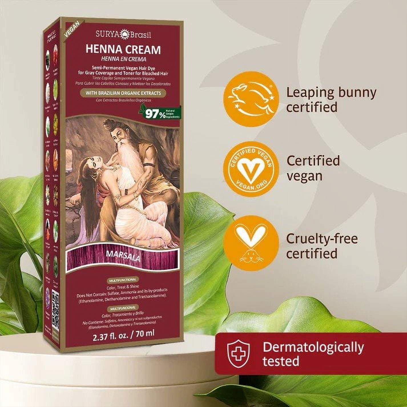 SURYA BRASIL HENNA CREAM HAIR COLOR MARSALA 70ML