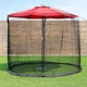 thumbnail image 2 of Mosquitera con cubierta para sombrilla de Patio, cubierta de malla plegable con cremallera, mosquitera para protección contra insectos en cenador, imagen Sc, 2 of 5