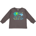 thumbnail image 3 of Inktastic My Safta Loves Me- Cute Elephants Boys or Girls Long Sleeve Toddler T-Shirt, 3 of 5