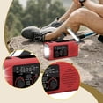 thumbnail image 1 of BELOVING Radio d'Urgence Compacte Multifonctionnelle Radio Météo pour Maison Randonnée Intérieur Rouge, 1 of 9