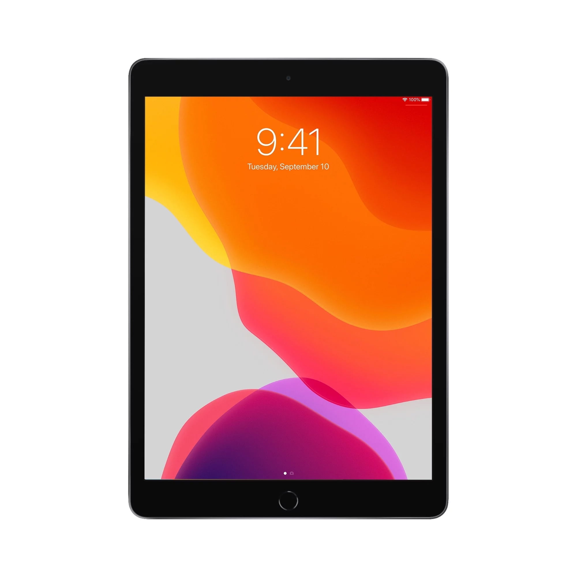 Restored Apple iPad 7 10.2" 32GB Space Gray (Wifi) Bundle: LED Wireless Speaker, Bluetooth Headphones, & Screen Protector (Refurbished)