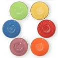 thumbnail image 4 of Elama Color Ridge 6.25 Inch 6 Piece Round Stoneware Assorted Bowl Set, 4 of 8