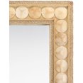 thumbnail image 3 of Straw Natural Abaca Rope Coco Shell Buko Rectangular Mirror, 3 of 3