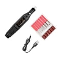 thumbnail image 1 of Qarigey Taladro eléctrico tallado pluma conjunto desata el potencial creativo máquina portátil de mejora de uñas conjunto de molino de Juegos de manicura  USB USB Negro, 1 of 6