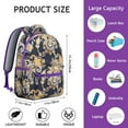 thumbnail image 3 of Exotic Paisley Artwork School Backpack for Students Lightweight and Comfortable Boho Vintage Floral Pattern Backpack for Student and Student, 3 of 5