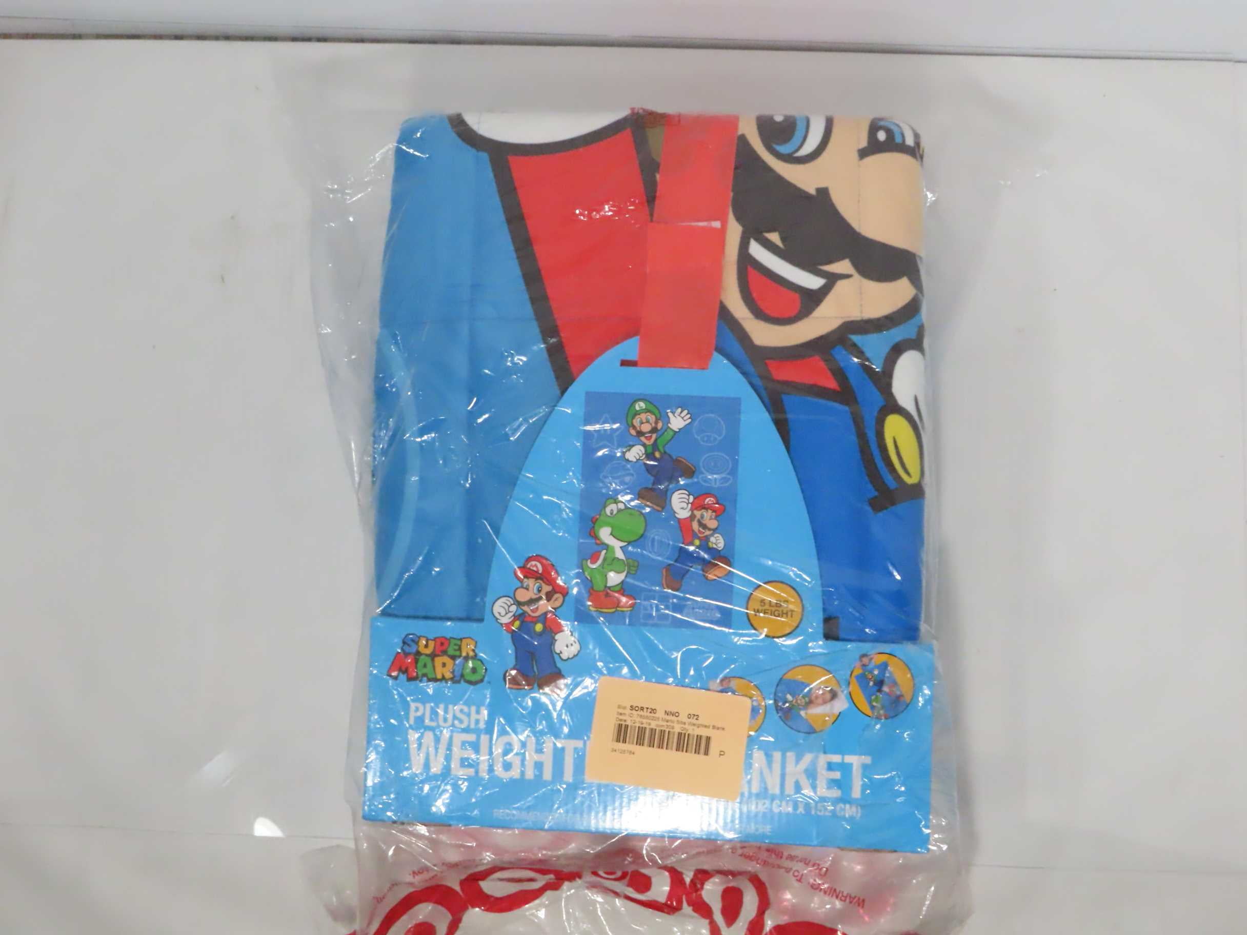 Super Mario Weighted Blanket