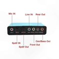 thumbnail image 2 of External USB Sound Card with 5.1/7.1 Surround o for PC, Laptop, Desktop, Tablet, and Optical Devices, 2 of 5