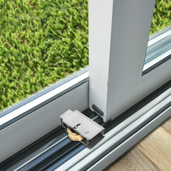 HOMEMAXS Sliding Door Pulley Wheel Roller in Stainless Steel Silver for Industry Use with Easy Installation